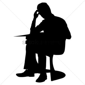 Silhouette of a man Silhouette of a man