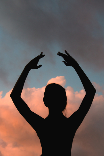 Silhouette Of Ballet Dancer Silhouette Of Ballet Dancer