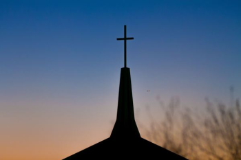 silhouette of cross silhouette of cross