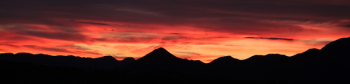 Silhouette of Mountains during Dawn Silhouette of Mountains during Dawn