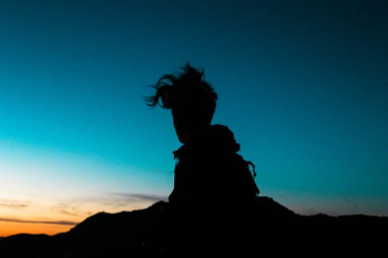 silhouette of person silhouette of person