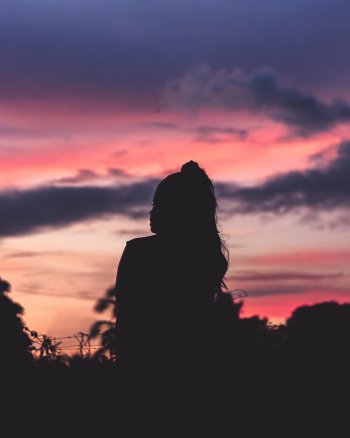 Silhouette Of Woman Silhouette Of Woman