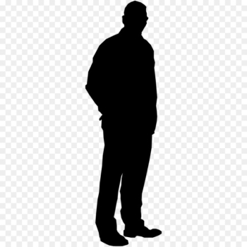 Silhouette Person Man Clip art - Silhouette standing Silhouette Person Man Clip art - Silhouette standing