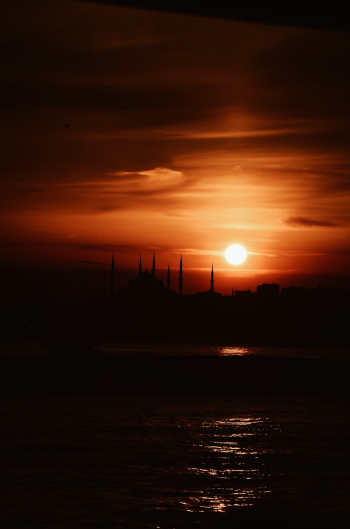 Silhouette Photo of Sea during Golden Hour Silhouette Photo of Sea during Golden Hour