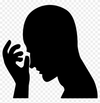 silhouette #shadow #black #man #freetoedit - Human Head Png ...