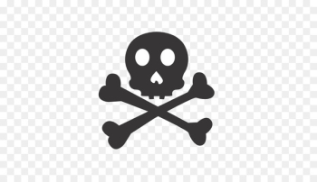 silhouette skull symbol line - Skull crossbones silhouette skull symbol line - Skull crossbones