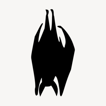 Silhouette sleeping bat clipart, animal | Free PSD - rawpixel Silhouette sleeping bat clipart, animal | Free PSD - rawpixel