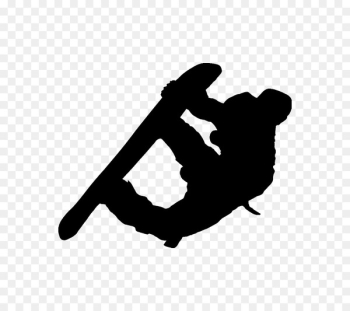 Silhouette Snowboarding Sport Decal - Silhouette 