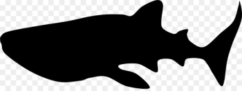 Silhouette Whale shark Clip art - Silhouette Silhouette Whale shark Clip art - Silhouette