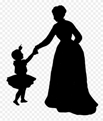 Silhouettes Of People - Daughter Silhouette Silhouette Mother Clipart Black Silhouettes Of People - Daughter Silhouette Silhouette Mother Clipart Black