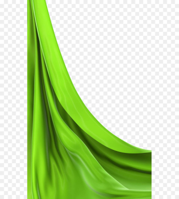 Silk Green Textile - Green silk wind cloth 