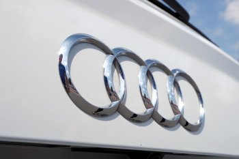 Silver Audi Car Emblem Silver Audi Car Emblem