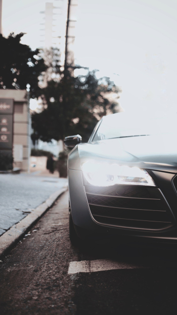 Silver Car on Road Silver Car on Road