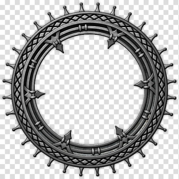 Silver claw for gemstone, round silver and black analog watch transparent background PNG clipart