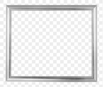 Silver frame png sticker, transparent | Free PNG - rawpixel