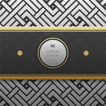 Silver geometric pattern background Silver geometric pattern background