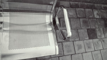 Silver Metal Armchair Silver Metal Armchair