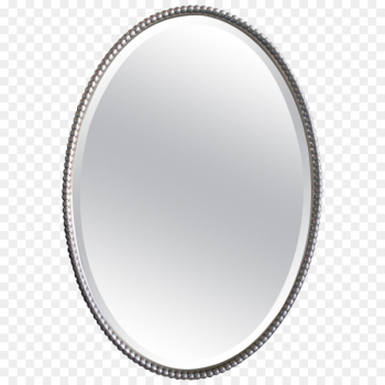 Silver Mirror Oval - oval stamp Silver Mirror Oval - oval stamp