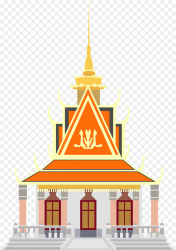 Silver Pagoda, Phnom Penh North Temple Pagoda Clip art Japanese pagoda - temple 