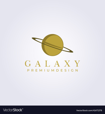simple astronomy space planet logo isolated icon simple astronomy space planet logo isolated icon