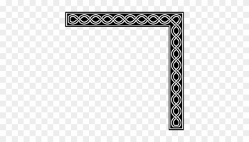 Simple Borderline Design Clipart Free Corner Borders - Hd Corner Border Frame Png