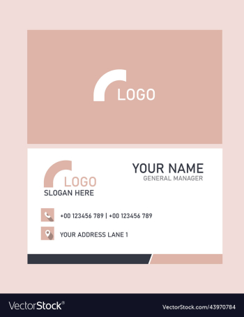 simple business card design image