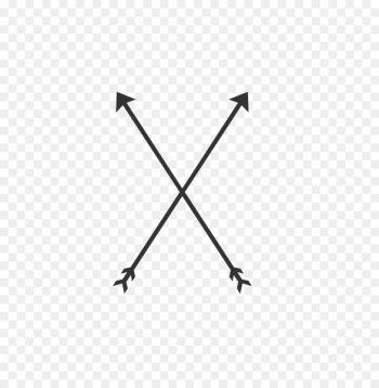 Simple Cross Arrow Drawing- Arrow Clipart.png - others Simple Cross Arrow Drawing- Arrow Clipart.png - others