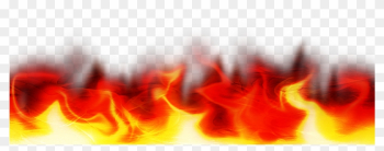 Simple Flames Border Transparent Background - Transparent Background Fire Border Simple Flames Border Transparent Background - Transparent Background Fire Border