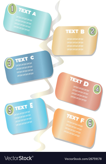 Simple flat timeline infographic background vector image Simple flat timeline infographic background vector image