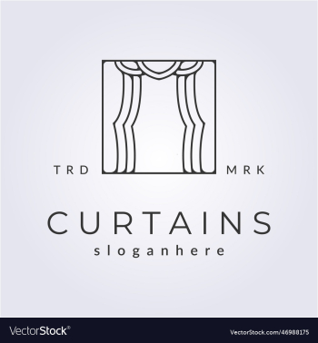 simple inspiration curtains logo in badge simple inspiration curtains logo in badge