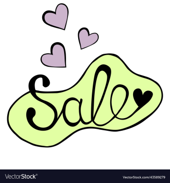 single element of the word sale is black single element of the word sale is black