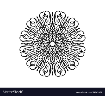 single round mandala single round mandala