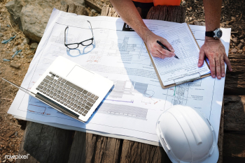 Site engineer on a construction site | Free stock photo - 83777 Site engineer on a construction site | Free stock photo - 83777