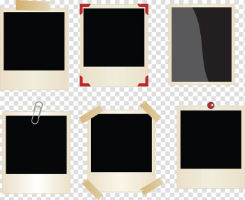Six , Frames Polaroid Corporation , technology frame transparent background PNG clipart