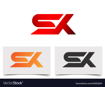 sk letter logo design logo s letter k logo