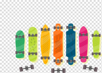 Skateboard Euclidean , colored skateboard transparent background PNG clipart Skateboard Euclidean , colored skateboard transparent background PNG clipart