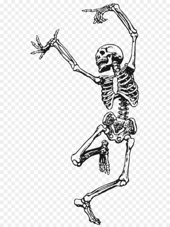 Skeleton Death Dance Art Drawing - Skeleton Skeleton Death Dance Art Drawing - Skeleton