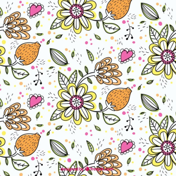Sketches floral pattern Sketches floral pattern