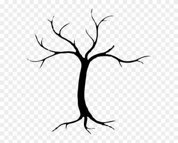 Sketchy Silhouette Tree Clip - Tree Sketchy Silhouette Tree Clip - Tree