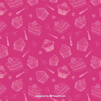 Sketchy sweets pattern Sketchy sweets pattern