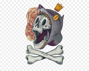 Skull Calavera Illustration - Horror skull Skull Calavera Illustration - Horror skull