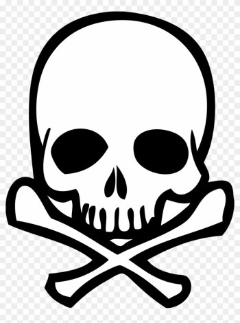 Skull Clipart Transparent Background - Skull And Crossbones Png