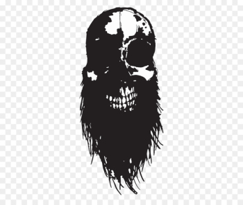 Skull Jaw Font Silhouette - ragnar vector 