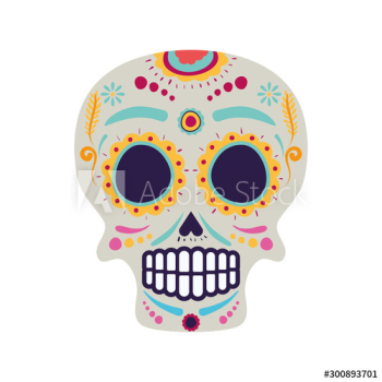 skull mask painted head icon skull mask painted head icon