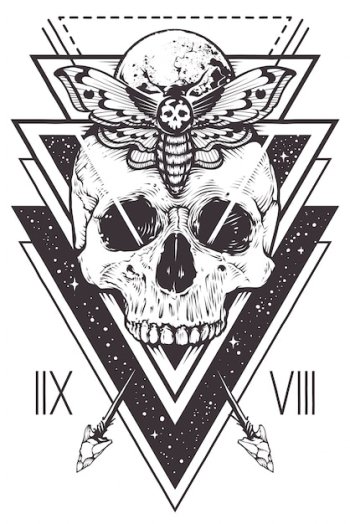 Skull Sacred Geometry Design Skull Sacred Geometry Design