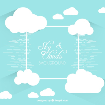 Sky and clouds background Sky and clouds background