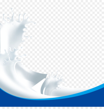 Sky Wallpaper - Milk blue border 