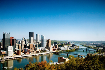 Skyline of Pittsburgh, Pennsylvania. Original.. | Free public domain photo - 433798