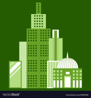 Skyscrapers buildings isolated tower office city vector image Skyscrapers buildings isolated tower office city vector image