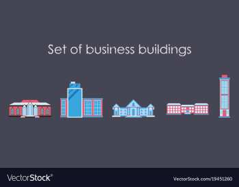 Skyscrapers buildings towers city business vector image Skyscrapers buildings towers city business vector image